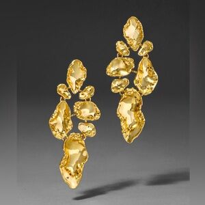 Alexis Bittar Brut Mosaic Statement Earrings